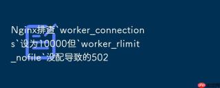 Nginx排查`worker_connections`设为10000但`worker_rlimit_nofile`没配导致的502