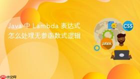 java 中 lambda 表达式怎么处理无参函数式逻辑