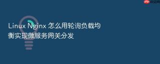 Linux Nginx 怎么用轮询负载均衡实现微服务网关分发