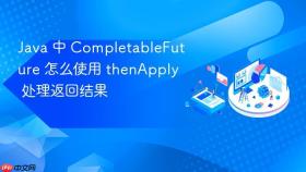java 中 completablefuture 怎么使用 thenapply 处理返回结果