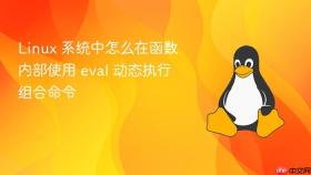 linux 系统中怎么在函数内部使用 eval 动态执行组合命令