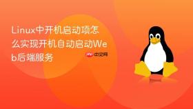 linux中开机启动项怎么实现开机自动启动web后端服务