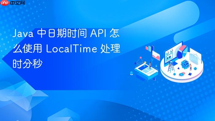 java 中日期时间 api 怎么使用 localtime 处理时分秒