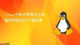 Linux中路由管理怎么排查跨网段访问不通故障