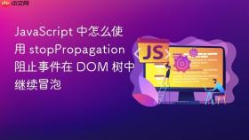 JavaScript 中怎么使用 stopPropagation 阻止事件在 DOM 树中继续冒泡