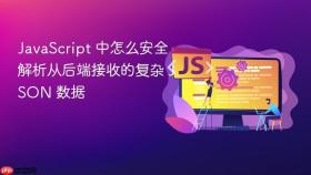 javascript 中怎么安全解析从后端接收的复杂 json 数据