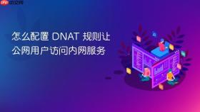 怎么配置 DNAT 规则让公网用户访问内网服务