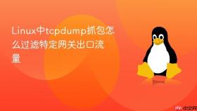 linux中tcpdump抓包怎么过滤特定网关出口流量