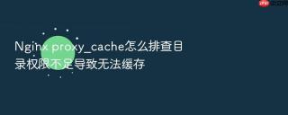 nginx proxy_cache怎么排查目录权限不足导致无法缓存