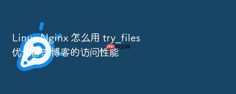 linux nginx 怎么用 try_files 优化静态博客的访问性能