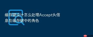 缓存键设计怎么处理Accept头信息在缓存键中的角色