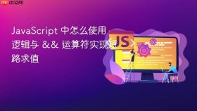 JavaScript 中怎么使用逻辑与 && 运算符实现短路求值