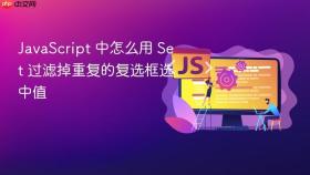 JavaScript 中怎么用 Set 过滤掉重复的复选框选中值