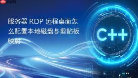 服务器 RDP 远程桌面怎么配置本地磁盘与剪贴板映射