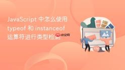 JavaScript 中怎么使用 typeof 和 instanceof 运算符进行类型检测