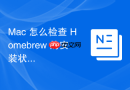 Mac 怎么检查 Homebrew 的安装状态和版本
