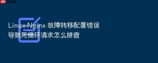linux nginx 故障转移配置错误导致死循环请求怎么排查
