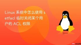 linux 系统中怎么使用 setfacl 临时关闭某个用户的 acl 权限