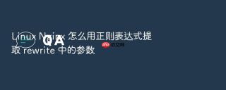 Linux Nginx 怎么用正则表达式提取 rewrite 中的参数