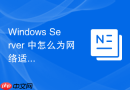 Windows Server 中怎么为网络适配器配置 VLAN ID 实现虚拟局域网隔离