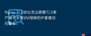 Nginx TLS协议怎么排查TLS客户端不支持SNI导致的IP直接访问警告