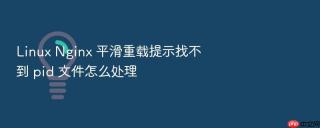 Linux Nginx 平滑重载提示找不到 pid 文件怎么处理