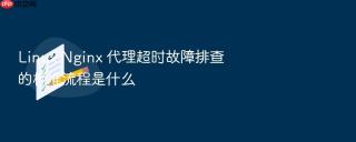 Linux Nginx 代理超时故障排查的标准流程是什么