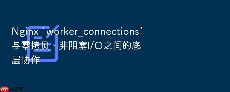 nginx `worker_connections`与零拷贝、非阻塞i/o之间的底层协作