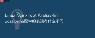 Linux Nginx root 和 alias 在 location 匹配中的表现有什么不同