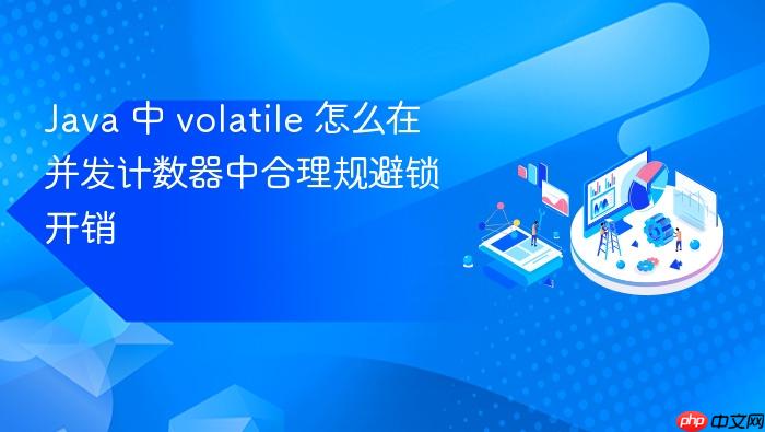 java 中 volatile 怎么在并发计数器中合理规避锁开销