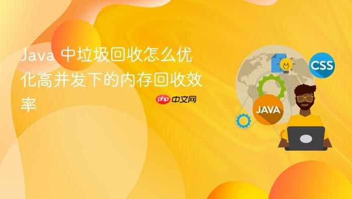 java 中垃圾回收怎么优化高并发下的内存回收效率