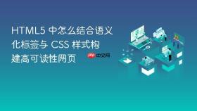 html5 中怎么结合语义化标签与 css 样式构建高可读性网页
