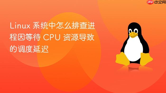 linux 系统中怎么排查进程因等待 cpu 资源导致的调度延迟