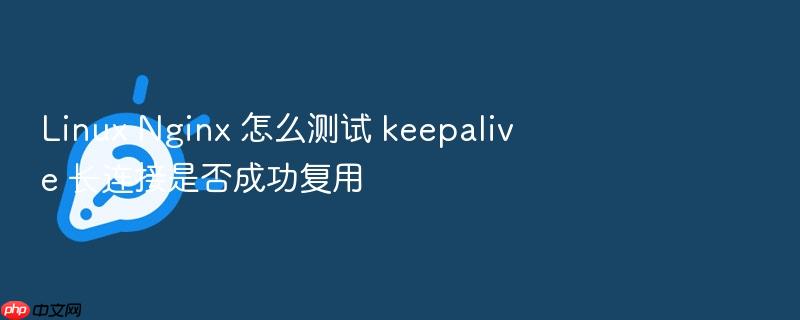 linux nginx 怎么测试 keepalive 长连接是否成功复用