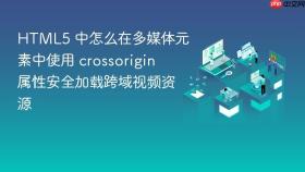 html5 中怎么在多媒体元素中使用 crossorigin 属性安全加载跨域视频资源