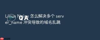 linux nginx 怎么解决多个 server_name 冲突导致的域名乱跳