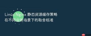 Linux Nginx 静态资源缓存策略在不同业务场景下的取舍标准