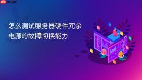 怎么测试服务器硬件冗余电源的故障切换能力