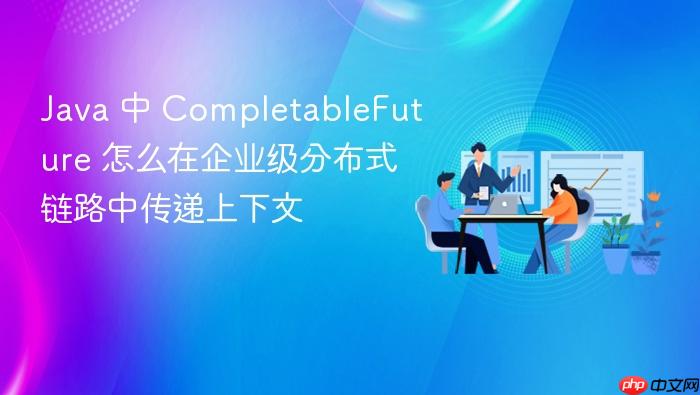 java 中 completablefuture 怎么在企业级分布式链路中传递上下文