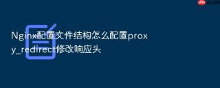 nginx配置文件结构怎么配置proxy_redirect修改响应头