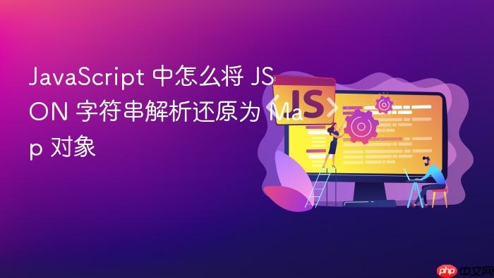 javascript 中怎么将 json 字符串解析还原为 map 对象