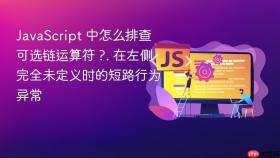 javascript 中怎么排查可选链运算符 ?. 在左侧完全未定义时的短路行为异常