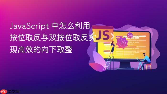 javascript 中怎么利用按位取反与双按位取反实现高效的向下取整