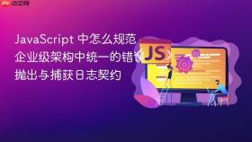 javascript 中怎么规范企业级架构中统一的错误抛出与捕获日志契约
