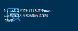Nginx怎么排查HSTS配置中max-age数值过大导致长期无法撤销的困境