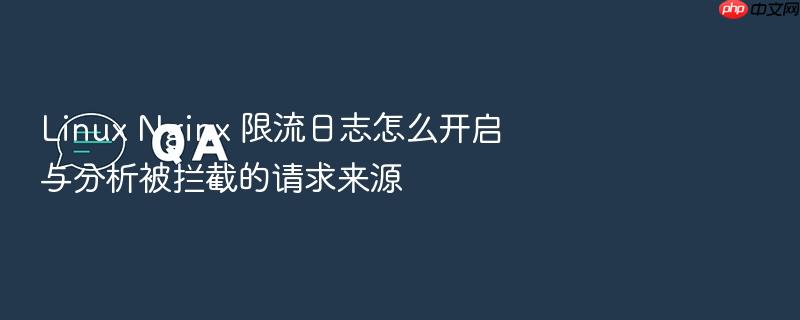 linux nginx 限流日志怎么开启与分析被拦截的请求来源