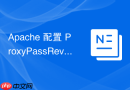 Apache 配置 ProxyPassReverse 怎么实现子目录正确跳转