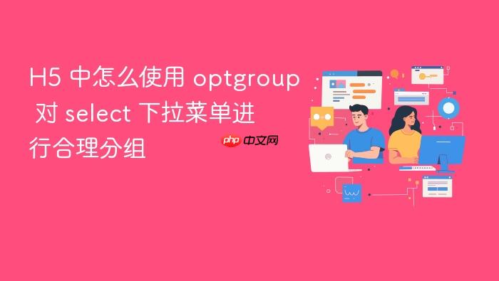 h5 中怎么使用 optgroup 对 select 下拉菜单进行合理分组