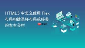 html5 中怎么使用 flex 布局构建圣杯布局或经典的左右分栏