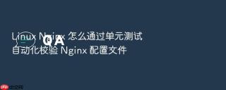 Linux Nginx 怎么通过单元测试自动化校验 Nginx 配置文件